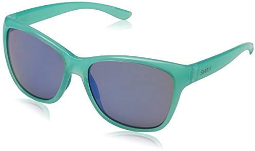 Smith Damen Ramona L9 WK2 56 Sonnenbrille, Türkis (Aqua/Blue FL Grey Speckled)