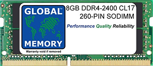8GB DDR4 2400MHz PC4-19200 260-PIN SODIMM MEMORY RAM COMPATIBLE WITH LAPTOPS/NOTEBOOKS