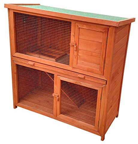 HTI-Line Hasenstall Rabbit Stall, Tiergehege, Käfig
