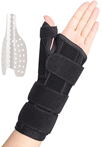 Pollice ergonomico braccio del polso Spica Splint per tenosynovite di Quervain, supporto del polso del Tunnel carpale stabilizzatore del polso del pollice Splint per tendinite, artrite, distorsioni