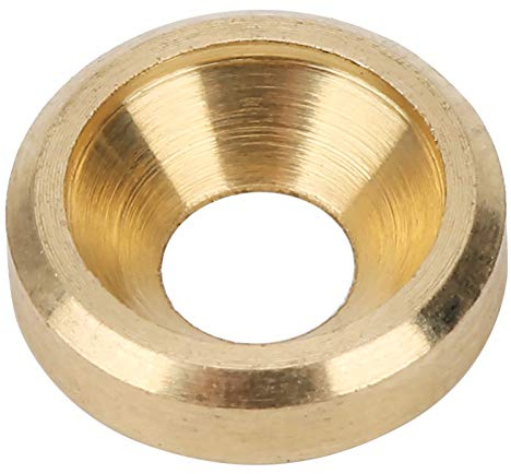 Rondelle à Tête Fraisée, 50 Pcs Rondelle à Tête Fraisée, Rondelles de Finition en Cuivre, Cale à Tête Fraisée pour Vis M3 M4 M5 M6 (M4), Joint, Rondelles à Tête Fraisée (M4)