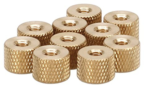 M2.5 Knurled Thumb Nut, Thumb Nut, Knurled Nuts, Brass (10)