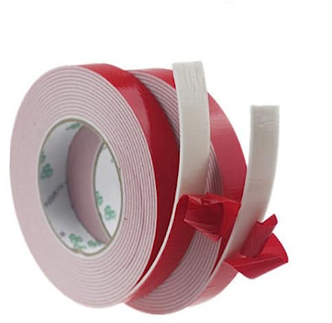 DOITOOL 4rotoli Nastro Biadesivo in Spugna Pe Nero Resistente All Acqua Ai Solventi Calore e Usura Per Montaggio Decorazioni e Segnaletica