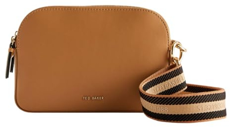 DARCELO Branded Webbing Leather Camera Bag