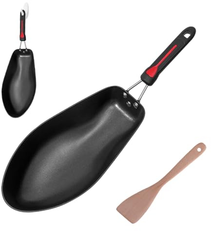 Fiskformad stekpanna, non-stick fiskpanna, fiskmatlagningspanna, grillpanna för grillning, serveringspanna för fritös har en non-stick beläggning P