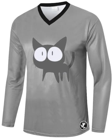 UGLY FROG Herren Besonderes Cooles Design Downhill Jersey/Jacken, MTB Männer T-Shirt,Mountainbike/Motocross-Trikot, Enduro/Offroad/Quad Cross Kleidung