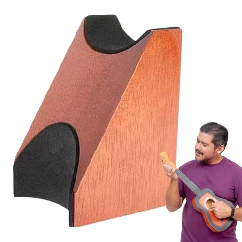 Gitarrenhals Ruhe, Gitarrenhals -Wiege - Bass Neck Cradle Halter mit einer Rutschmatte,String Instrument Luthier -Tool, Gitarrenworkstation für Saitenwechsel, Reparatur, Reinigung