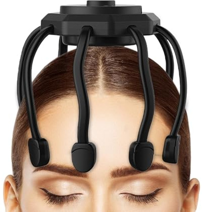 Dispositivo di Massaggio per la Testa | Rilassamento A 360 Gradi - Dispositivo Massaggiante Per Testa Senza Fili - per Fidanzata Anziani Uomini Donne Madre Soggiorno Camera da Letto Appartamento Notte
