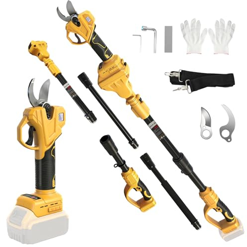 Roadtime 2-i-1 elektrisk teleskopgräsklippare för DeWalt 20 V (utan batteri)
