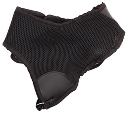 KOCKSHION Protection Thoracique Portable pour Tir à L'arc en Tissu Mesh Noir, Compacte et Confortable, Pratique de L'archerie