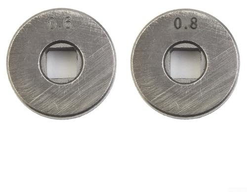 Ryoncng 25mm Knurled Groove Roller Set for Wire Feeding in MIG/MAG Welders Includes 0 8mm and 1 0mm Options(0.6/0.8mm)