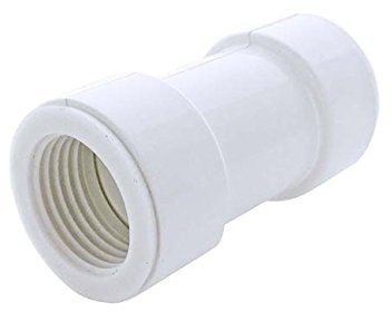 Manicotto femmina femmina per tubo rigido 20 mm in pvc per scarico condensa