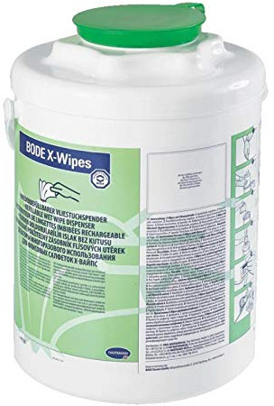 X- Wipes Tuchspender leer Deckel grün Wipes Spendereimer ungefüllt