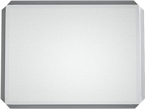 LEHRMANN Kuchenblech 44 x 35 cm Lochblech Backblech Pizzablech Kompartibel/Ersatz für Backofen Whirlpool Bauknecht