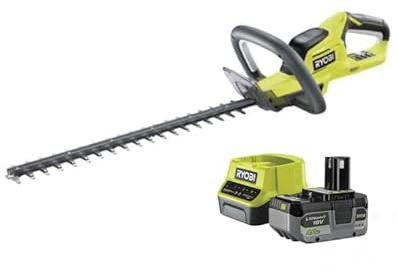 Pack RYOBI Taille haie 18V One+ Lithium OHT1845-1 Batterie 18V One+ 4Ah LithiumPlus - 1 Chargeur Rapide 2.0 Ah Lithium-ION RC18120-140X