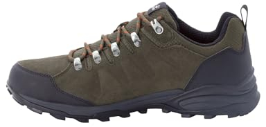 Jack Wolfskin Herren Refugio Texapore Low M Walking-Schuhe, Khaki / Phantom, 42 EU
