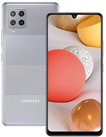 Samsung Galaxy A42 5G 128GB Prism Dot Grey Unlocked (Renewed)