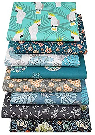 8 Stück Nähen Patchwork Stoff, Stoffe zum Nähenbaumwollstoff Meterware, Stoffe zum Nähen Meterware, Stoffpaket Baumwolle, Stoffe zum Nähen Patchwork Stoff, für Patchwork Quilten DIY Nähmuster