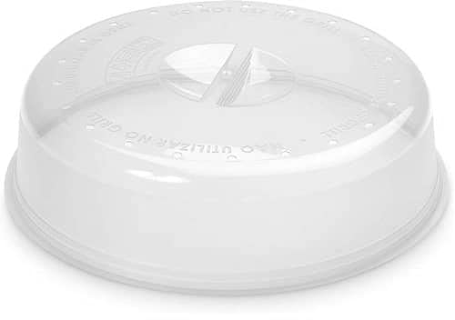 CABLEPELADO Tapa para Microondas con Salida de Vapor, Tapadera microondas Libre BPA, Tapadera Calentar Comida, Tapa Protectora para Microondas, Libre de BPA, 27,5 cm diámetro x 7.5 cm Altura