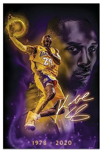 Geataych Kobe Bryant inspirierendes Poster auf Leinwand, Wandkunst, Basketball-Starspieler, Sportmalerei, Dekor, motivierendes Kunstwerk, Raum, ästhetisch für Zuhause, Büro, Fitnessstudio, Schlafsaal