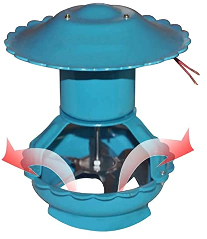 MytaYt Chimney Fan, Outdoor air Extractor, Chimney Fan, Chimney Flue Extractor, Chimney Attachment, Chimney Cover, Extractor Hood