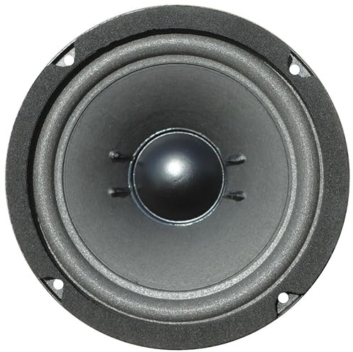 1 CIARE CS160 Subwoofer mit 40+40 Watt RMS und 120+120 Watt max. 6,5 Zoll 16,5 cm 165 mm DVC-Doppelspule 4+4 Ohm, hervorragend für Autotüren oder im Kofferraum, 1 Stück