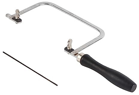 Troncatrice Ad Arco, Arco Per Sega Portatile, Sega da Gioielliere Professionale 3 in 1 Per Varie Attività di Lavorazione dei Gioielli