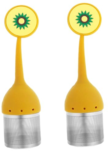 MAGICLULU 2pièces Filtre à Thé Acier Inoxydable Créatif Avec Infuseur Réutilisable Pour Thé Et Pour Infuser Maison Ou Extérieur