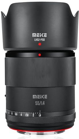 Meike 55 mm F1.4 Ouverture Standard APS-C Cadre AF STM (Moteur Pas à Pas) Auto Focus Fixe Prime Portrait Objectifs Z Mount Mirrorless Z5, Z6, Z7, Z9, Z30, Z50, Z FC