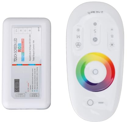Telecomando LED RF, Pannello Touch Dimmer a 3, Wireless per Strisce LED RGB, con Tecnologia 2.4G per Tavoli TV, Banconi, Comodini