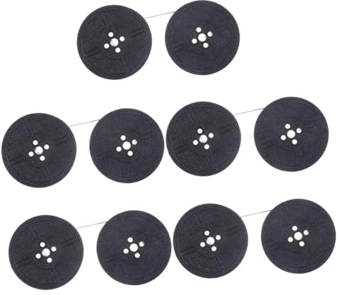 PLAFOPE 5stücke Typewriter Ribbon Für Alte Mechanische Schreibmaschinen Praktisches Farbband Mit Starker Tintenaufnahme Passend Für Verschiedene Modelle Langlebig Und Installieren