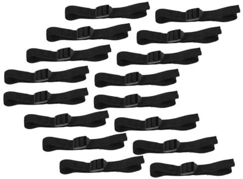 GAROZATION 16pcs Lawn Spike Laces Aerator Shoes Strap for Garden Soil Easy-assembly Gardening Scarifier Tool