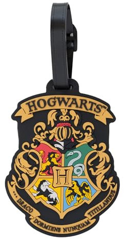 Grupo Erik Kofferanhänger Harry Potter Hogwarts Wappen Gepäckanhänger für Koffer 10 x 13 cm - Reisezubehör Travel Essentials Offizieller Harry Potter Fanartikel