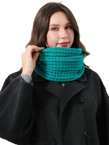 DonDon Schal Damen Winter Winterschal Strickschal Loop Schal Schlauchschal