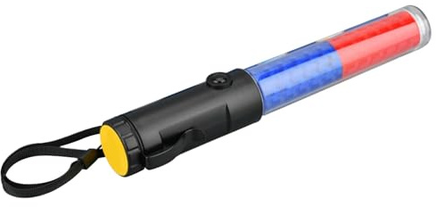 Bacchetta elettrica per traffico, Bacchetta | Bacchetta ricaricabile per segnale di parcheggio - Bacchetta di controllo del traffico a LED da 10 pollici con clip laterale, testimone di sicurezza per c