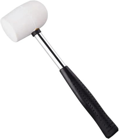 LUYSGBXR Gummihammer 2 stücke Klopfen Fliesen Werkzeug Gummi Schlägel Werkzeug for Heimwerker Elastische Hammer Kopf Gummi Griff Vielseitiges Werkzeug