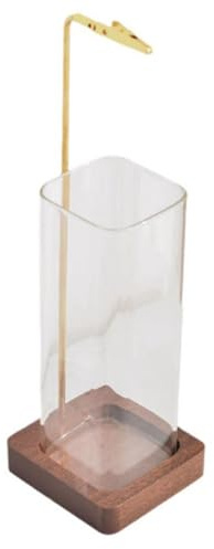 Bruleur Encens, Porte-encens en Bois pour Attrape-Cendres, Brûleur d'encens Inversé pour Bureau à Domicile, Yoga, Méditation, Zen