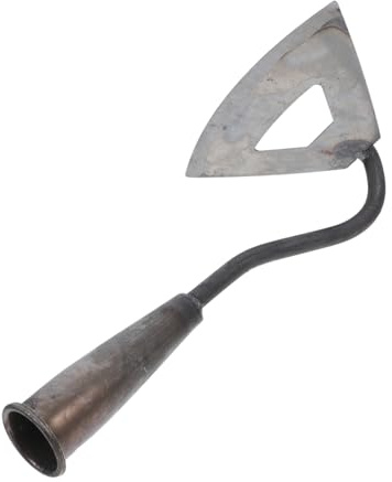BESPORTBLE Houe de Jardin Creuse et Robuste Outil de Désherbage et Plantation Facile à Manier pour Potagers à Outil de Jardinage Petit et Ergonomique pour Amateurs et