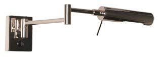 Lampenlux Wandlampe Kamia Spiegelleuchte Bilderleuchte Badlampe nickel gebürstet E14