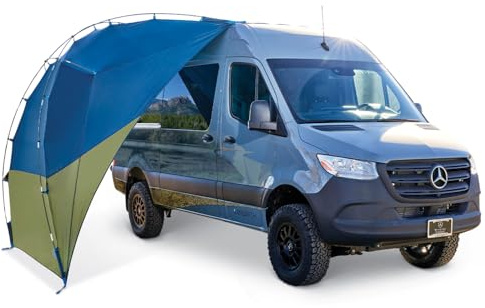 Kelty Sideroads - Toldo para acampada y viajes de verano, protección contra elementos y rayos UV, montaje universal, marco de acero resistente, fácil instalación
