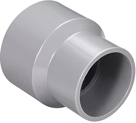 QUARKZMAN 63mm x 50mm PVC Réduction Couplage 1pcs DWV Tuyau Gris | Raccord Couplage Connecteurs pour Bâtiment Irrigation Plomberie Installation