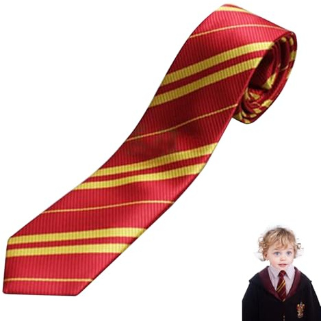 LILIKAI Harry Krawatte,Krawatte Zauberer Kostüm Accessoires,Magier Kostüme Tie,Cosplay Costume Faschingskostüm,Krawatten für Erwachsene Halloween Karneval