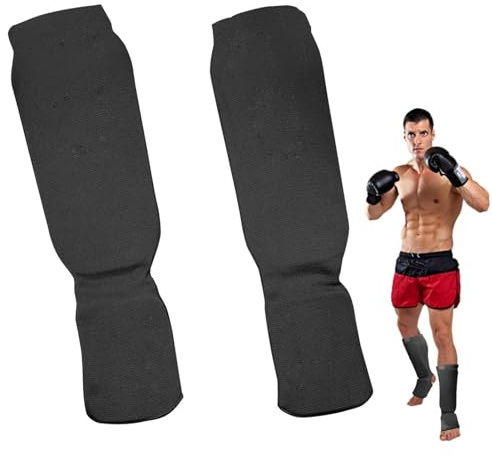 Campagna Sports -Shinbone Protector - Rang Protection per MMA, protezioni per le gambe per Muay Thai/ Kickboxing/ MMA Training and Sparring | Attrezzatura MMA, pad Shin Protector Kickboxing MMA Muay T