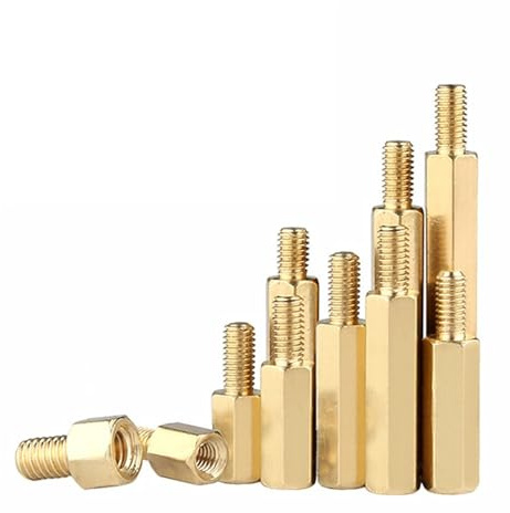 WKAIYUAN 10 teile/los M4 Hex Messing Abstand Schrauben Gewinde Säule PCB Computer PC Motherboard Standoff Spacer(9mm x10pcs)