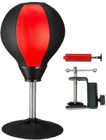 Desktop Punching Bag, Starker Saugkissen mit Weichem Trainingsgerät, Faustball Für Zwischendurch, Perfekt Für Zu Hause Im Home Office Büro Und