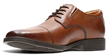 Clarks Tilden Cap, Chaussures homme - Marron (Dark TanLea) - 44 EU