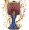 Calice ''Egg of the Azur Dragon'' - Coupe à vin (160 ml) - Hauteur 19 cm - Oeuf d'or en griffe de dragon - Décoration, Médiéval, Fantastique