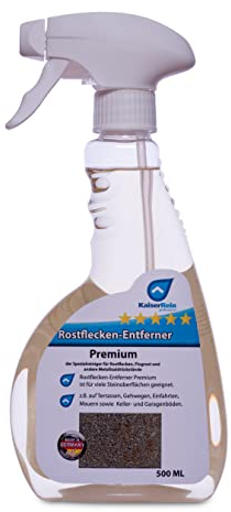 KaiserRein Rostflecken-Entferner Premium ohne Indikator 0,5 L der Spezialreiniger für Rostflecken, Flugrost auf Fliesen, Klinker- und Betonsteine