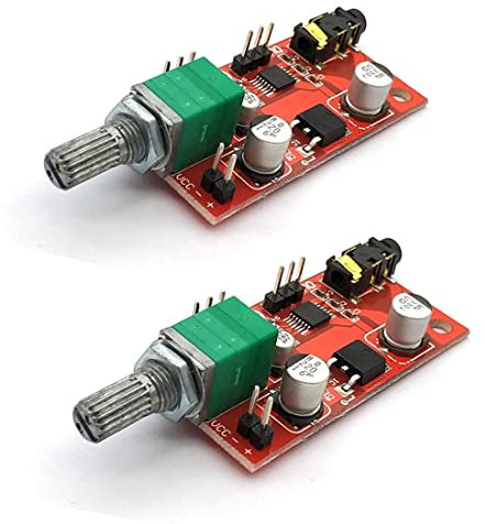 Hailege 2pcs MAX4410 Casque Amplificateur Amplificateur Casque Carte Mini Ampli Préampli Carte