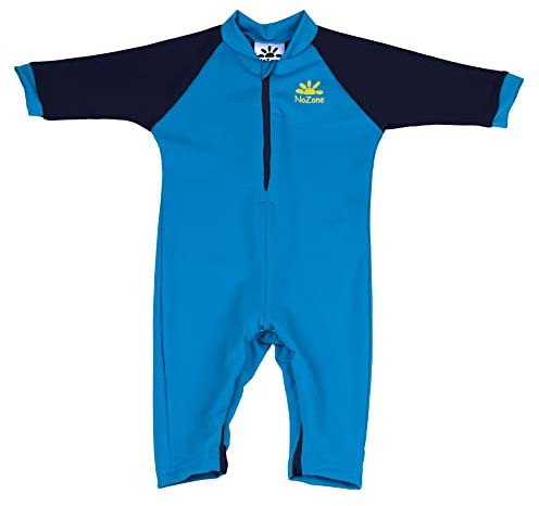 Nozone Fiji Sun Protective Baby Swimsuit in Smurf/Navy Blue, 18-24 Months